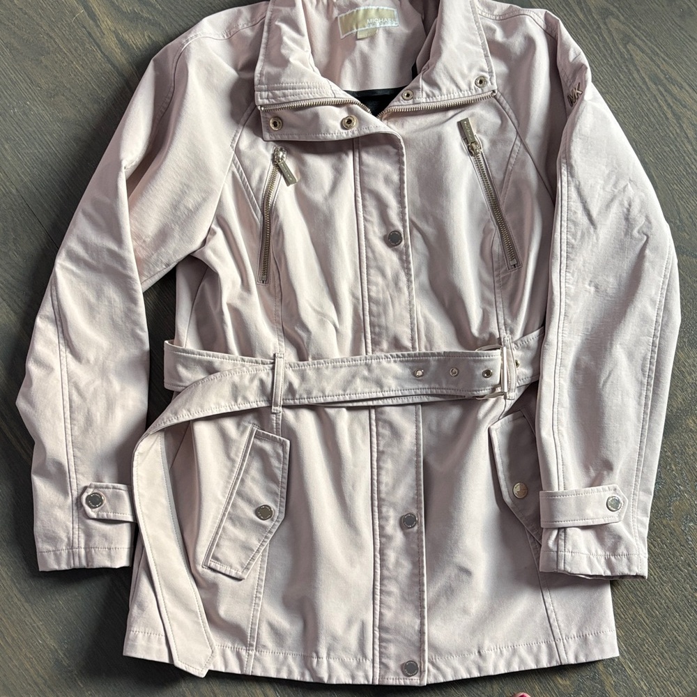MICHAEL Michael Kors Light Pink Trench Coat.  Looks brand new!